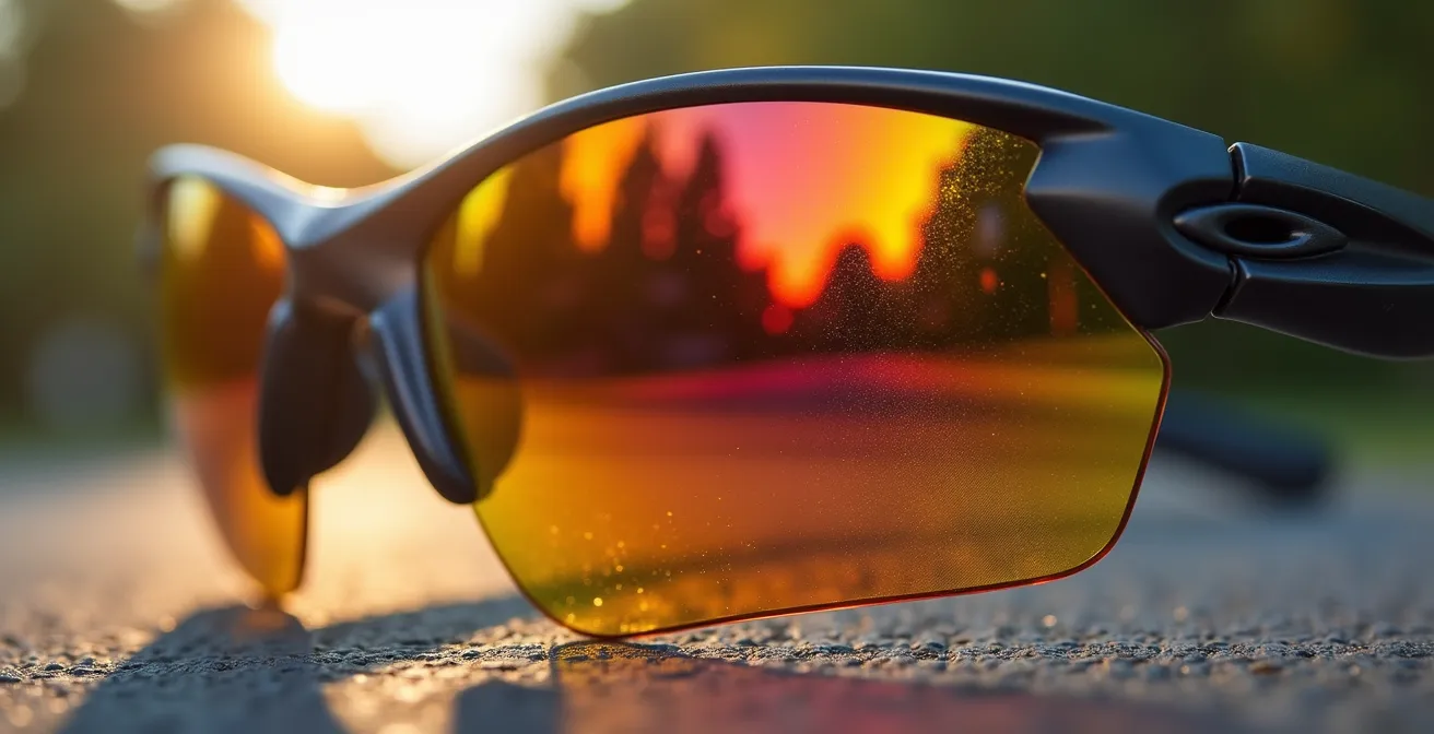 Comparaison visuelle des différentes teintes de verres photochromiques pour le cyclisme